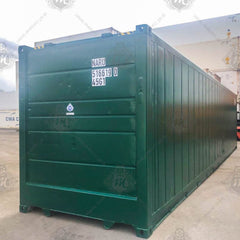 40 Fuss HC Isoliercontainer mit eingesetzter Isolierwand NARU 516619-0