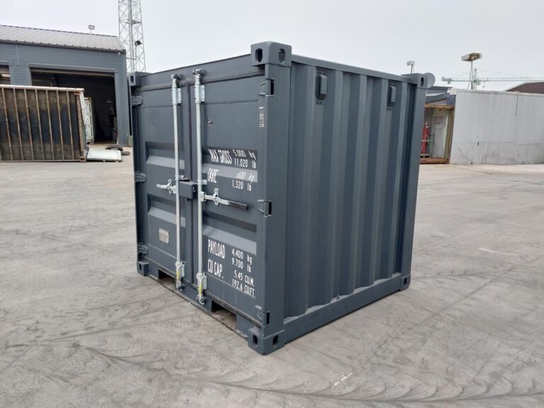 6 Fuss Seecontainer Grau
